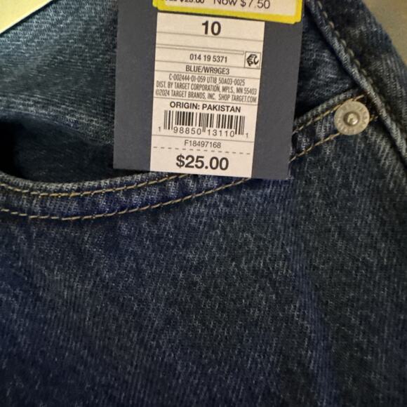 Universal Thread Good Co Long Jean Shorts Size 10 - Picture 2 of 5